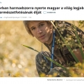 Zsinórban harmadszorra nyerte magyar a világ legjobb ifjú természetfotósának díját