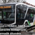 Dunakeszi a HUMDA Zöld Busz Demonstrációs Mintaprojekt tizenharmadik állomása